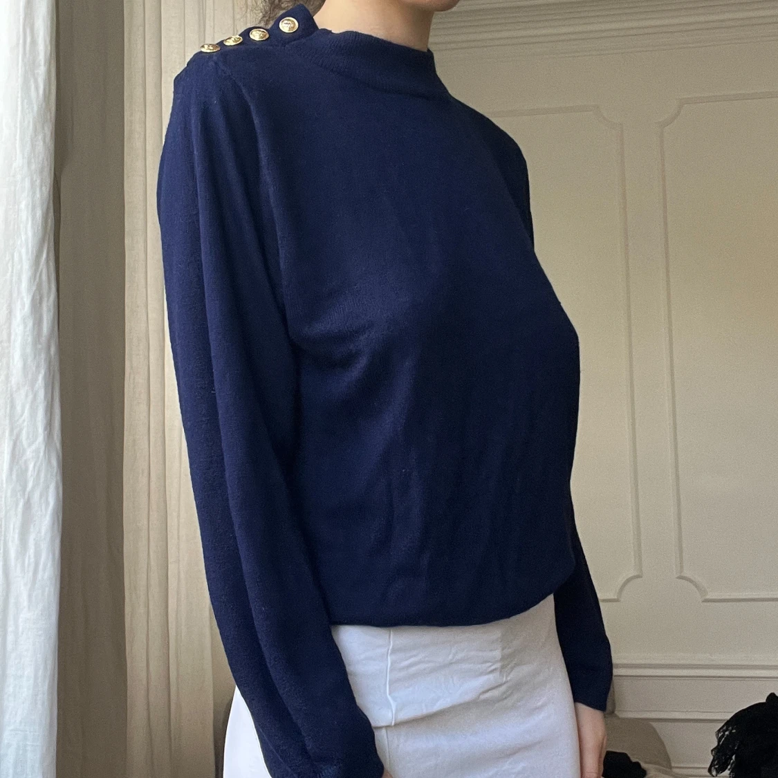 Marinblå tröja