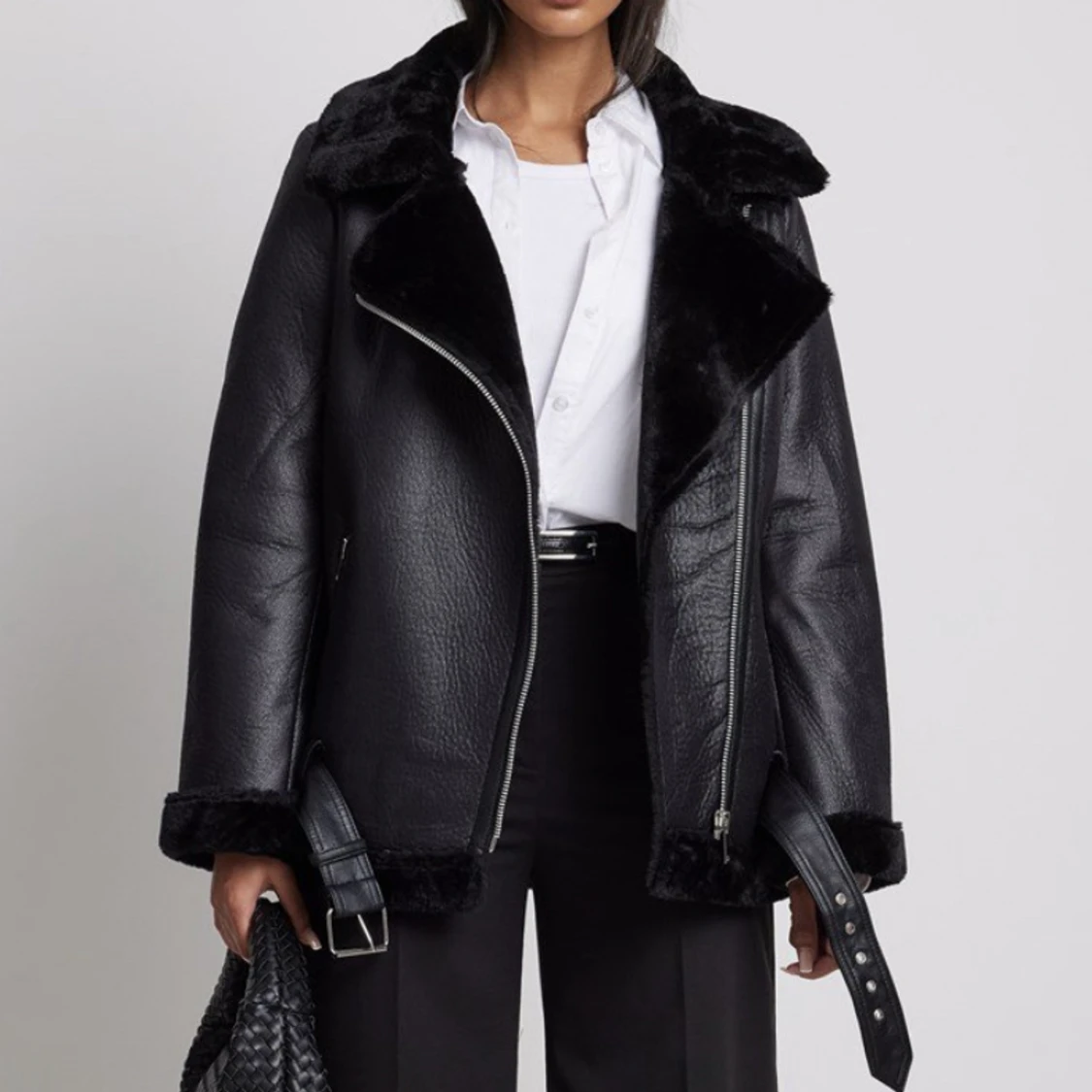 Fuskpäls jacka - 90