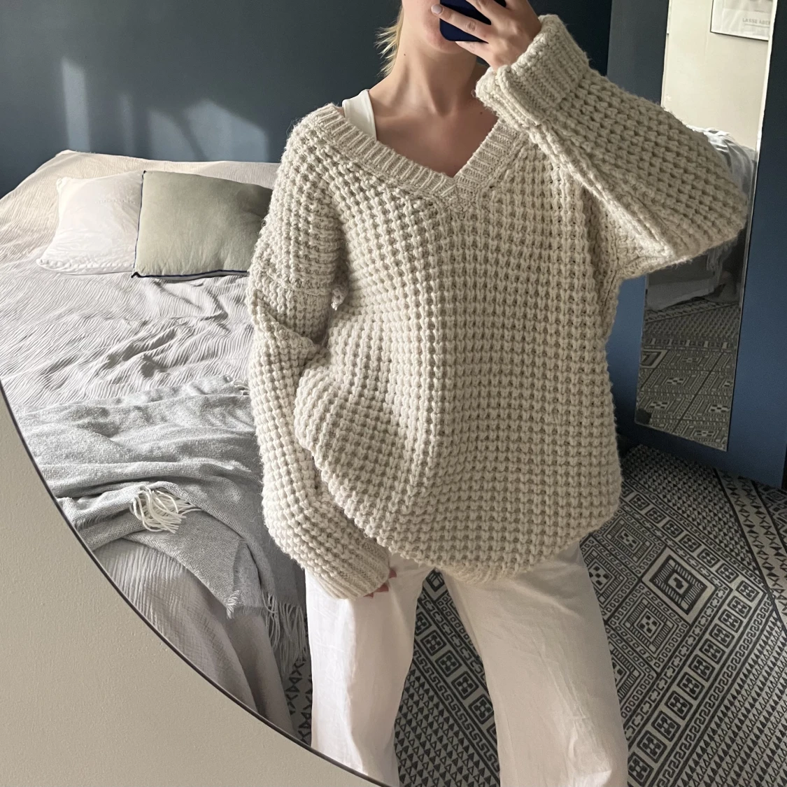 Stickad tröja