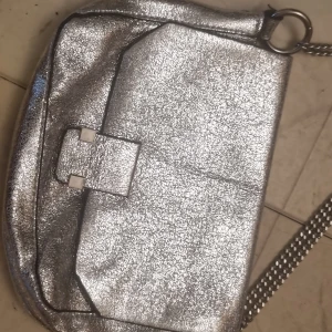 Silverglittrig väska  - Snygg partyväska 