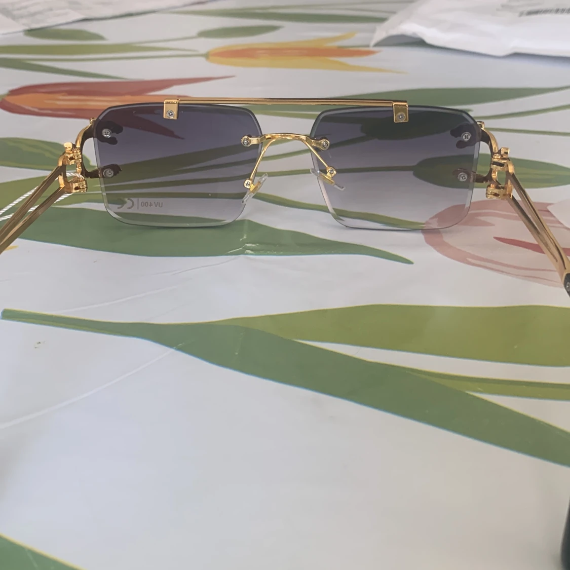 Solglasögon mörkblå leopard - 91