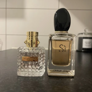 Nästan fulla parfymer🫧 - Valentino SÅLD!  Giorgio Armani Sì 50ml, 500kr