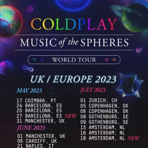 Coldplay biljetter - Någon som vill köpa 2 Coldplay sittplatser för extrakonserten 12/7-2023. 1600 för båda 2!!! Kontakta mig om ni har några frågor!!!☺️☺️☺️