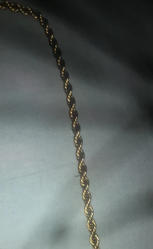 Cordel 6mm - Rostfrittstål guldplaterad 24karat kostade 500 mitt pris 350