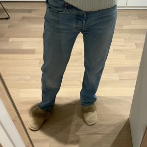 Levis jeans - Levis 501. Super fina low waist Levis jeans som är helt oanvända. W:29 L:30, passar mig och har vanligtvis 36/38 i jeans. Man modell men passar alla