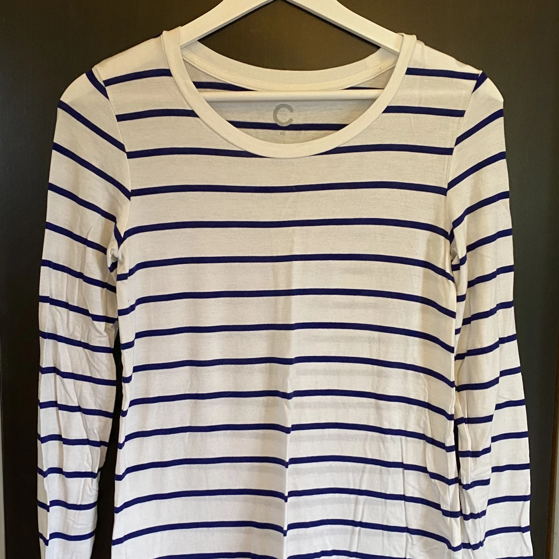 Långärmad randig tröja - 90