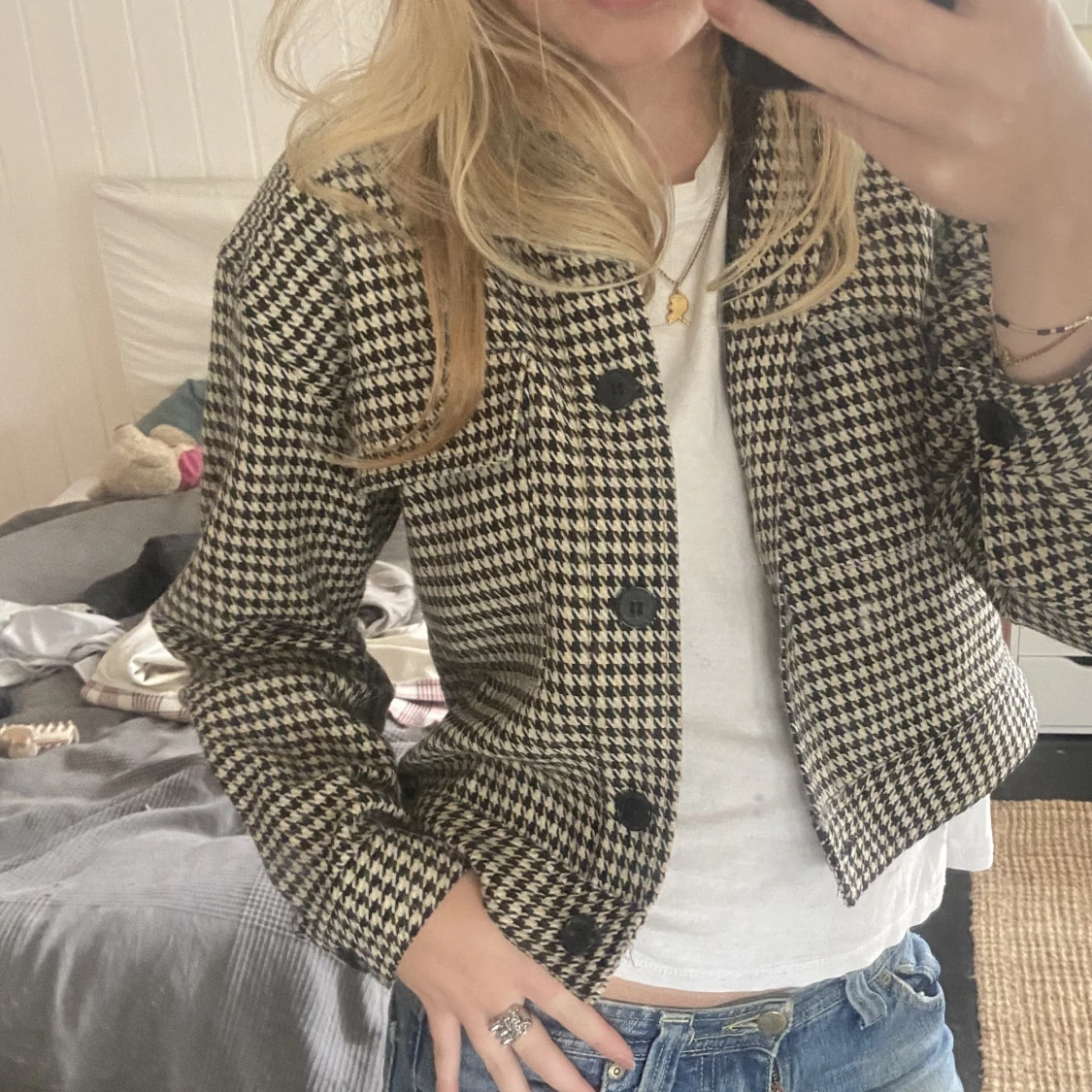 Mönstrad jacka - 90