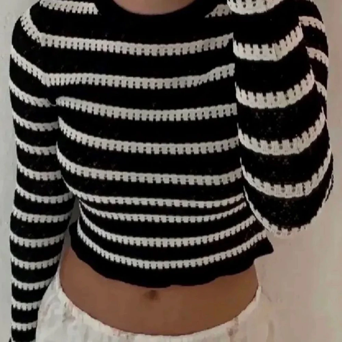 Randig trendig tröja 