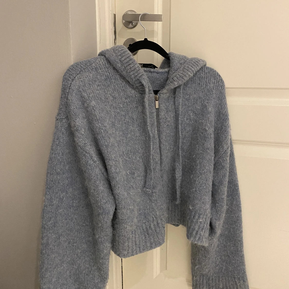 Stickad zara hoodie  - 90