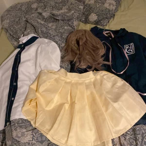 Danganronpa Chiaki Nanami cosplay 400 kr - Chiaki nanami cosplay dräkt: fint skick peruk: sämre skick kan välja att köpa bara peruk eller dräkt  Storlek S