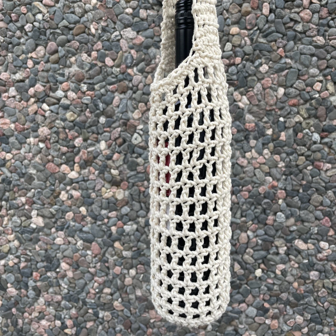 Handgjord virkad väska - 90