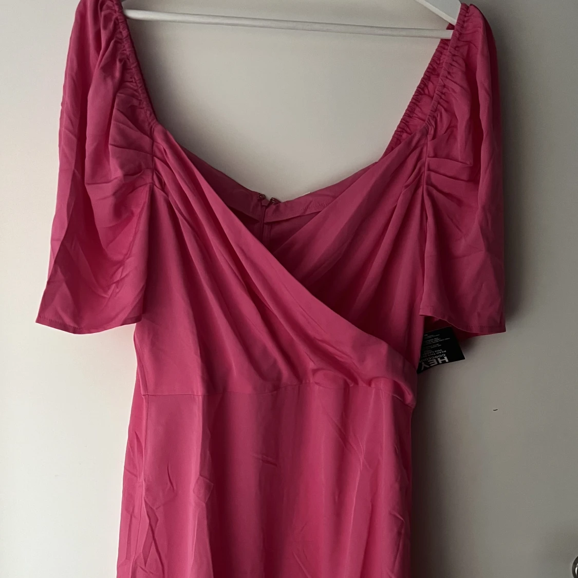 Rosa kort klänning - 91