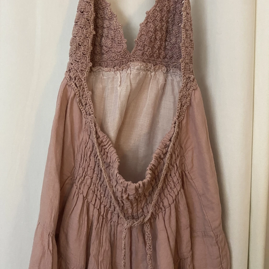 Öppen rygg sommarklänning - 91