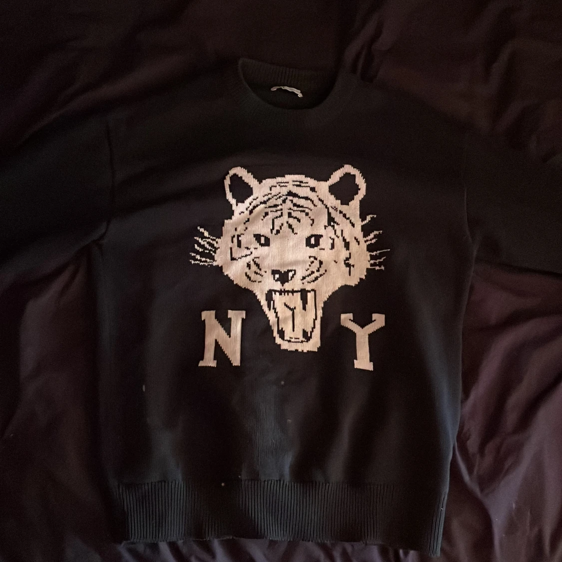 Zara crewneck stickad