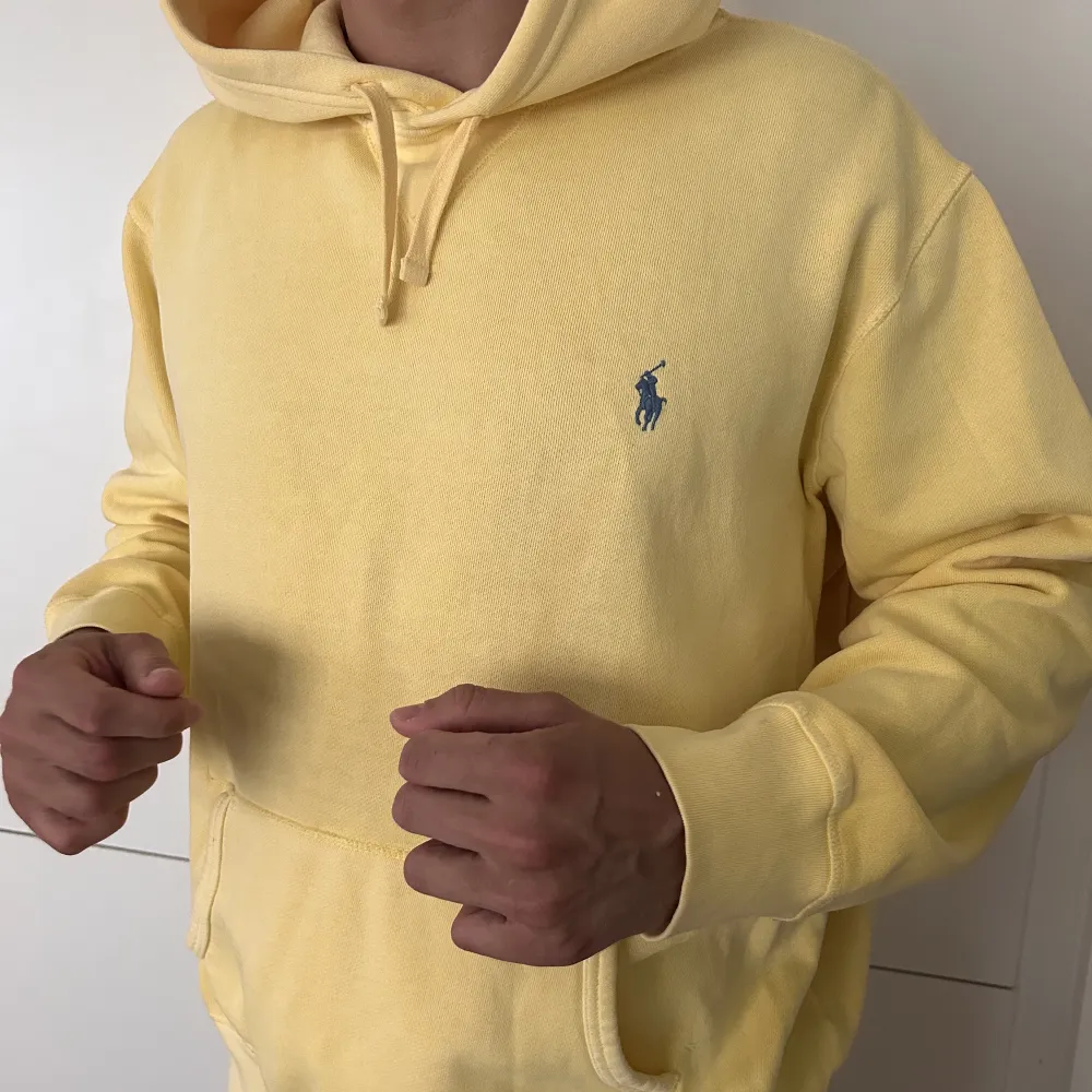 Säljer min brorsas Ralph Lauren hoodie då den bara hänger i garderoben.  Som helt ny och bar använd några få gånger.  Nypris 1699. Hoodies.