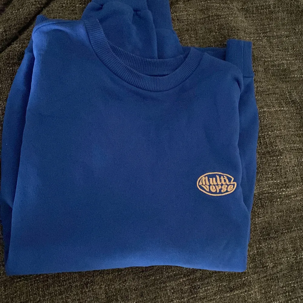 Blå sweatshirt från Junkyard storlek S. Tröjor & Koftor.