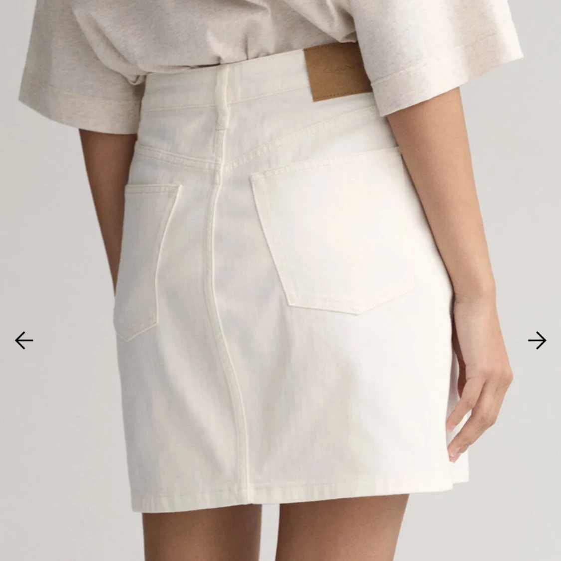 GANT Vit denimkjol 💕 - 90