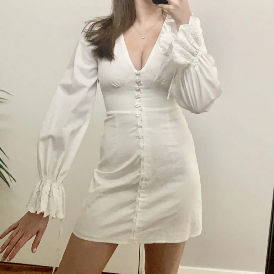 Vit adoore klänning 