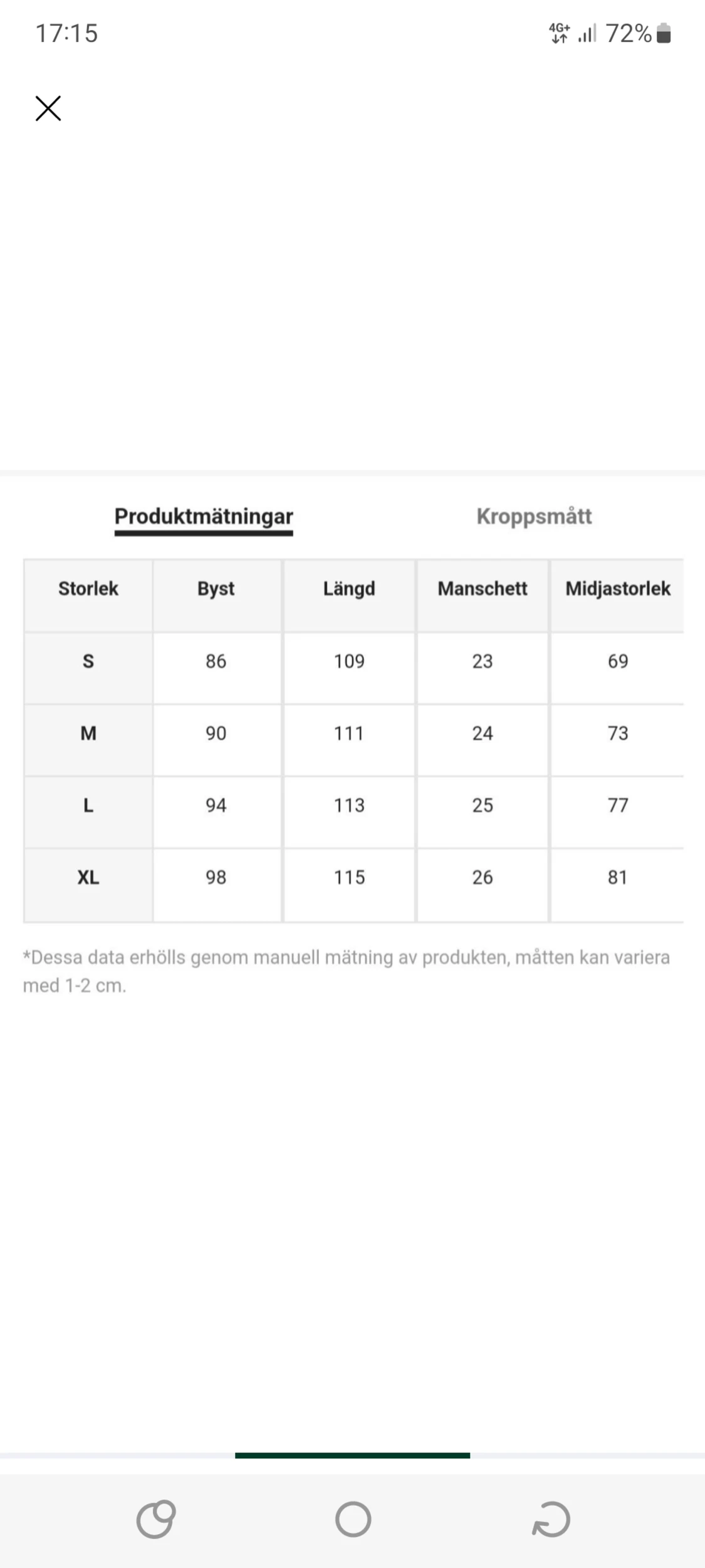Klänning DAZY storlek M - 90