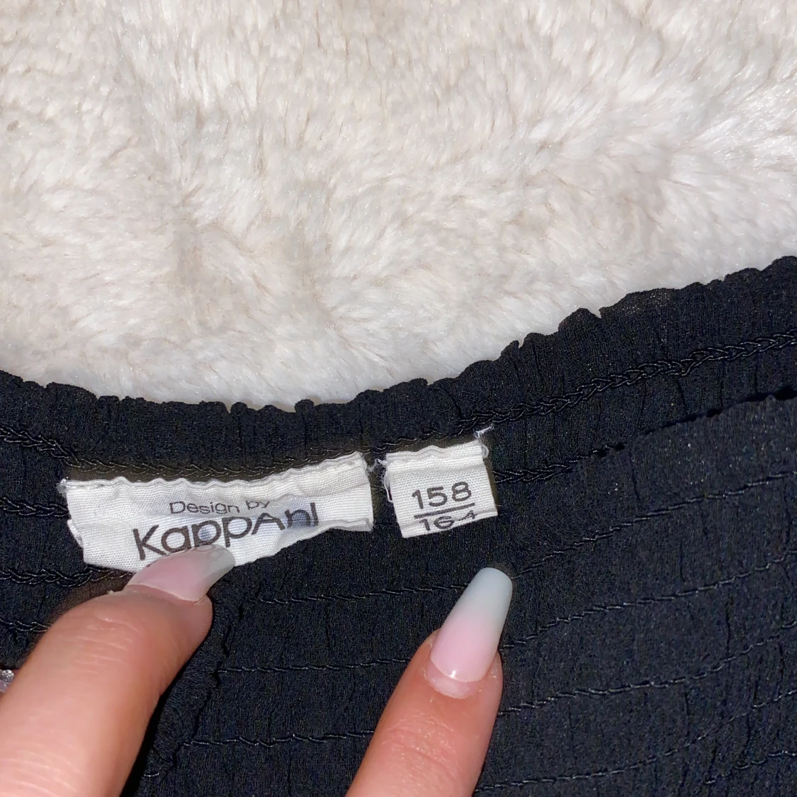 svart volangkjol från kappahl - 43