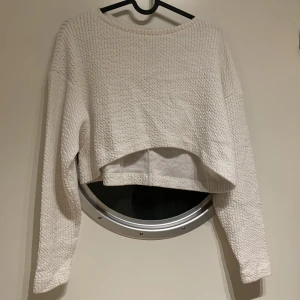 Crop top long sleeve - Jättefin crop top long sleeve i cream färg! (Zara Trafaluc 2017 spring/summer kollektion. )