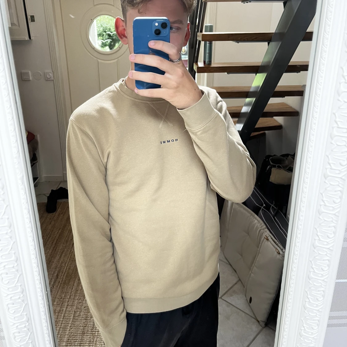 Beige selected homme sweatshirt - 90