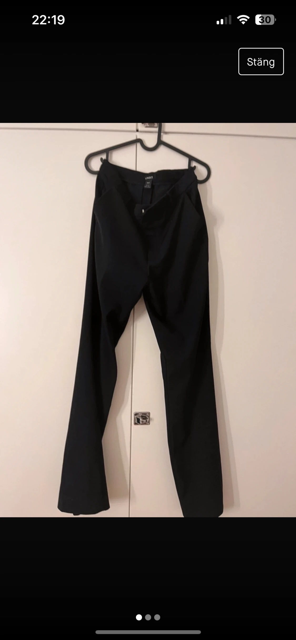 Svarta Kostymbyxor från Lindex 