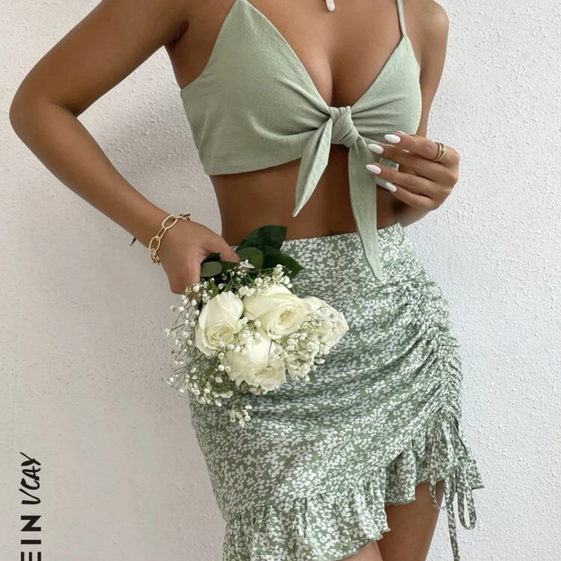 Linne och kjol set - 90