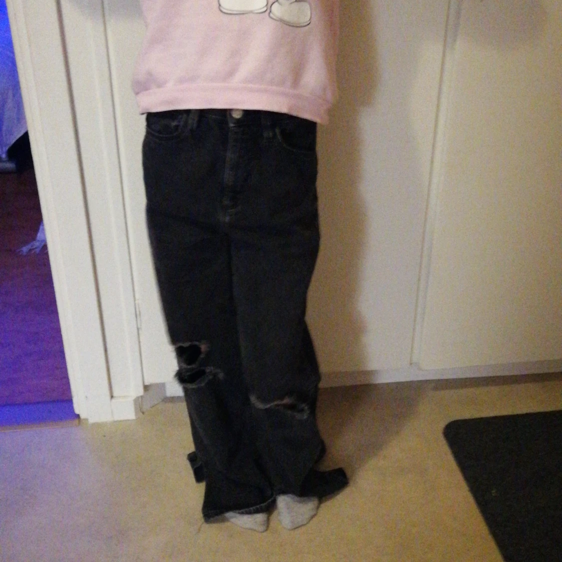 Fina svarta jeans 