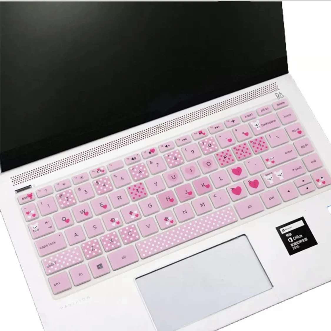 Rosa Tangentbordsfodral till dator/ laptop