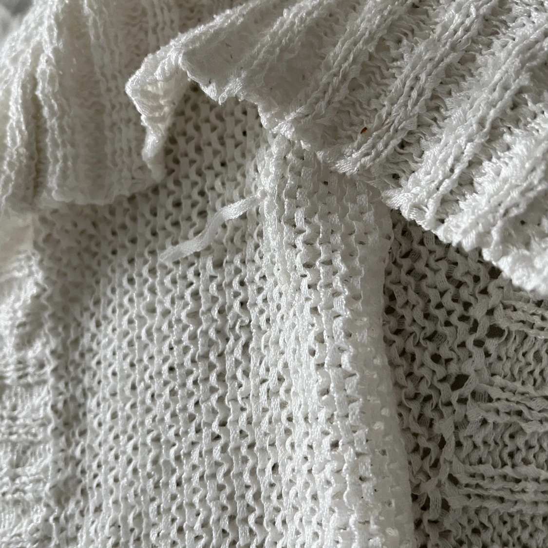 lång virkad tröja - 91