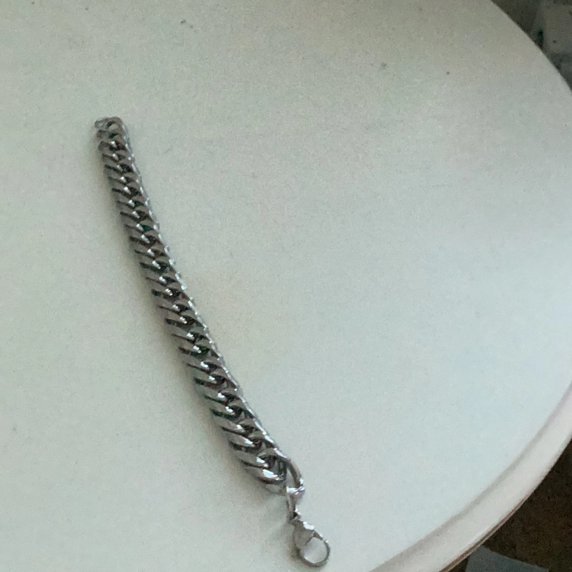 Silver länk armband 