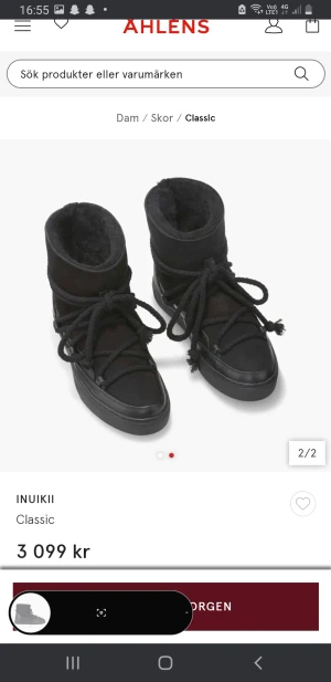 Inuikii skor  - Säljer mina svarta inuikiis för ska köpa nya i en större storlek. Bra skick, älskar de jätte mycket. Går att diskutera pris men dom säljs ju för ca.3000kr så allt från 2500-1000