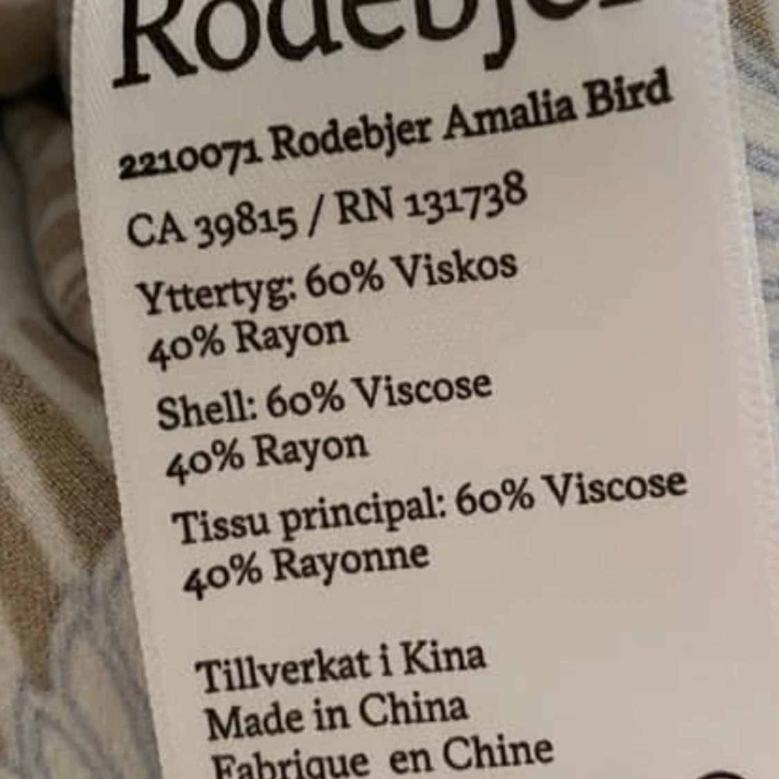 Rodebjer Amalia Bird - 91