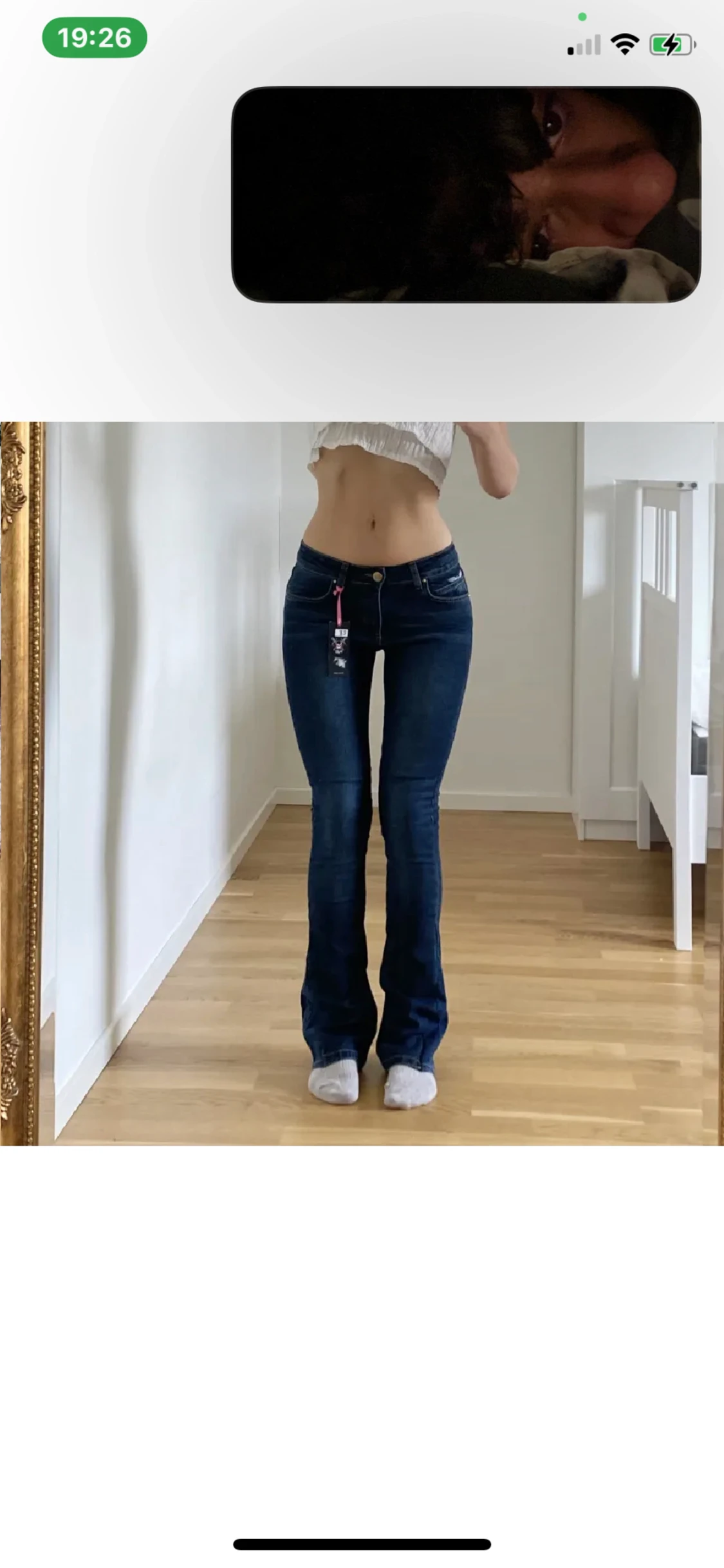 Lågmidjade jeans
