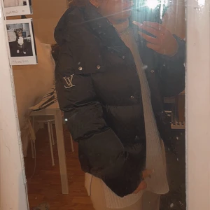 LV jacka  - Säljer denna Louis Vuitton jackan, köpte den av en annan på plick för 3000kr så har ej äkthetsbevis. Jättevarmt och snygg vinterjacka:) pris kan diskuteras 