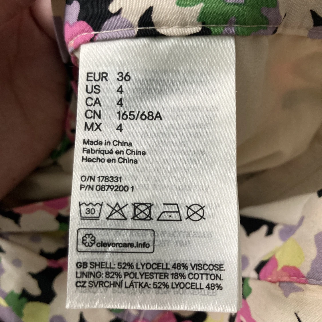 Blommig maxikjol - 91