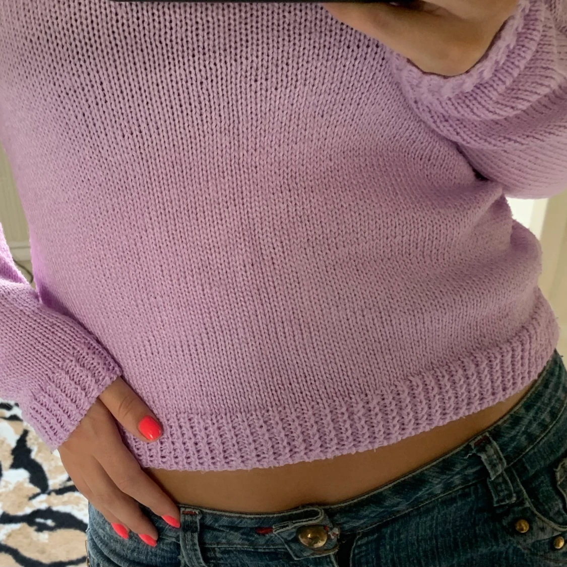 Stickad tröja  - 90