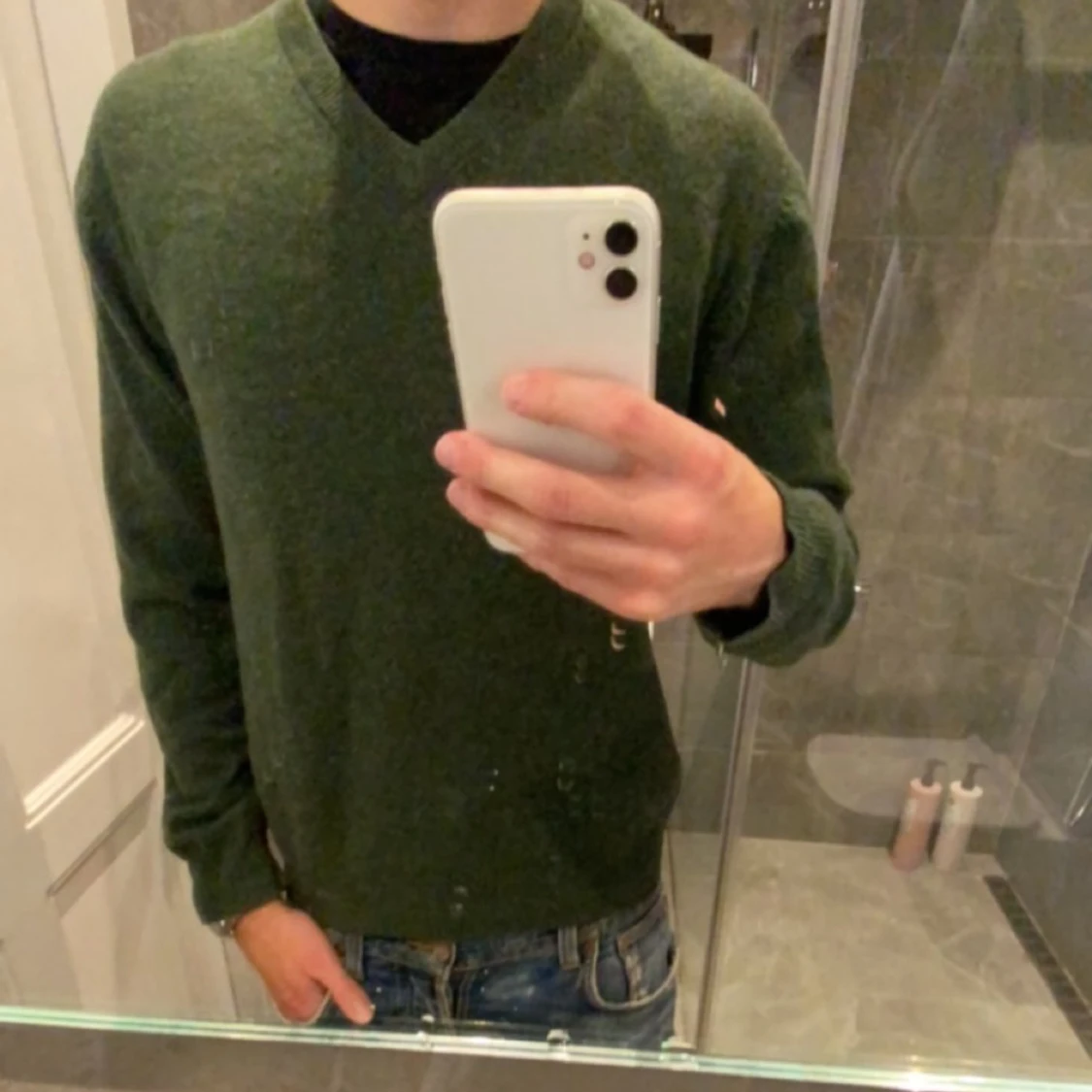 Stickad tröja