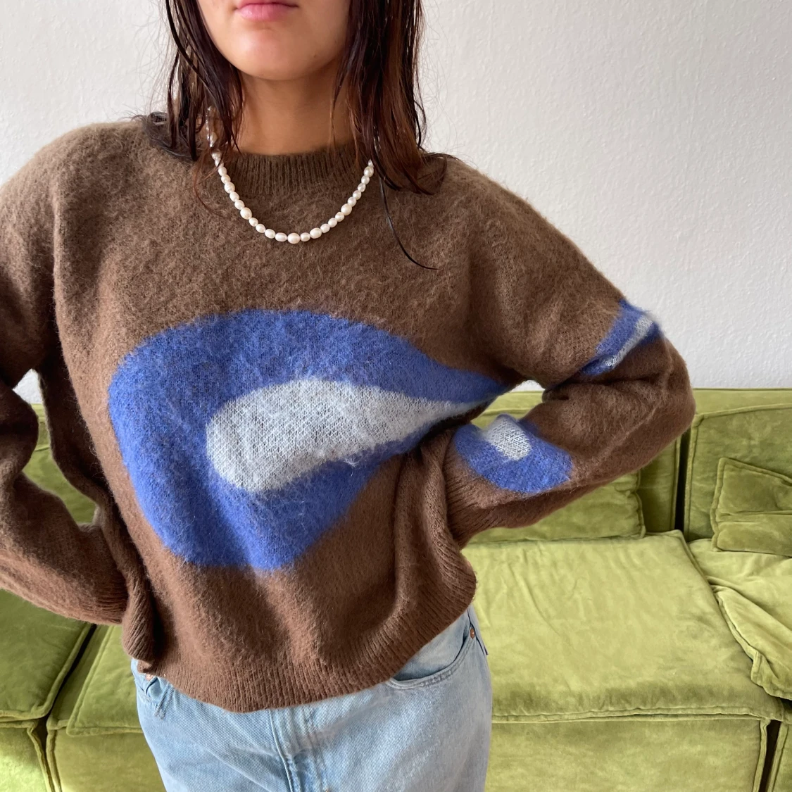 1/1 Unisex Mohair Sweater  - 90
