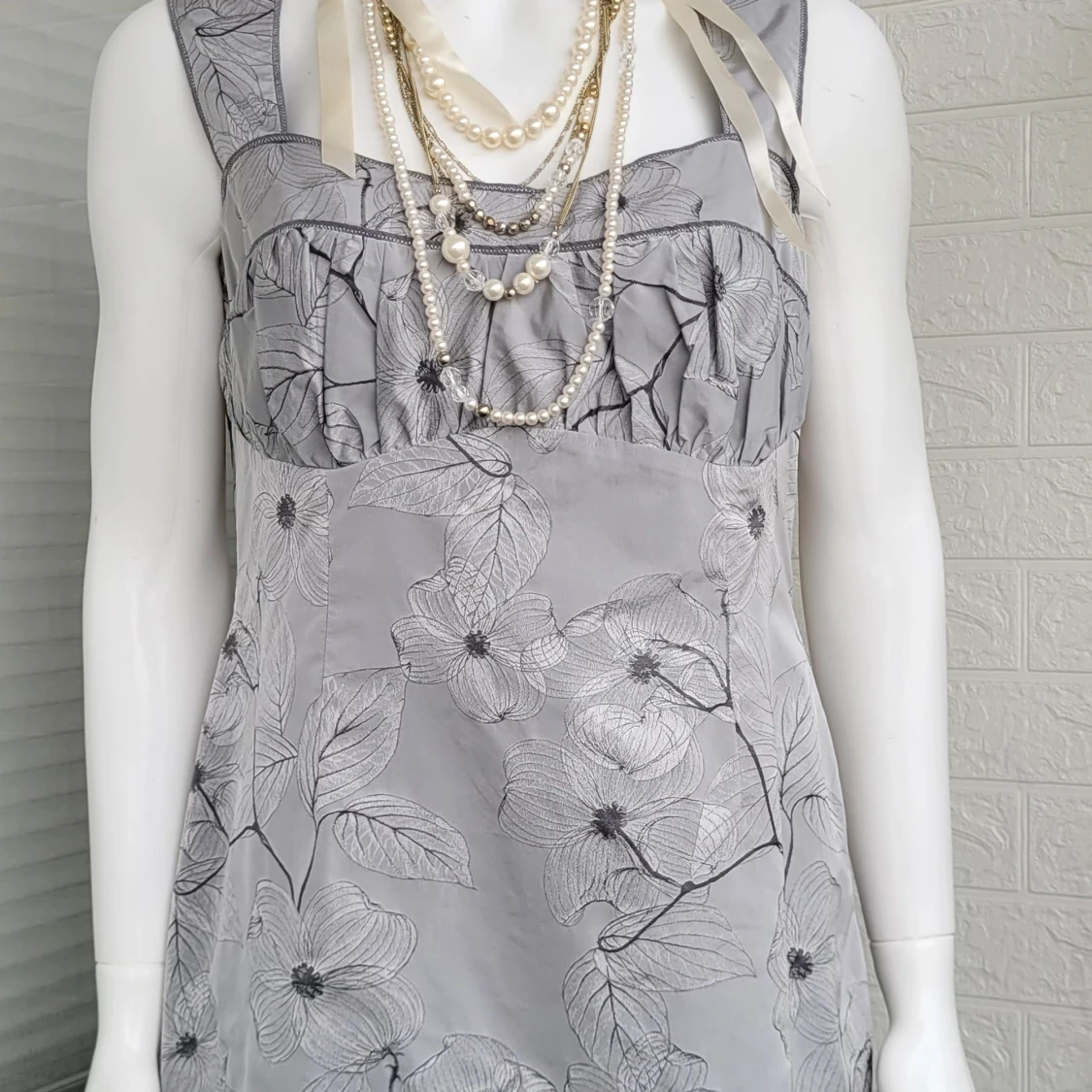 Silvertråd aftonklänning från Vito Vergelis - 90