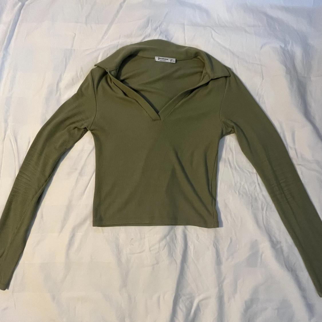 Grön långärmad tröja | Stradivarius - 91