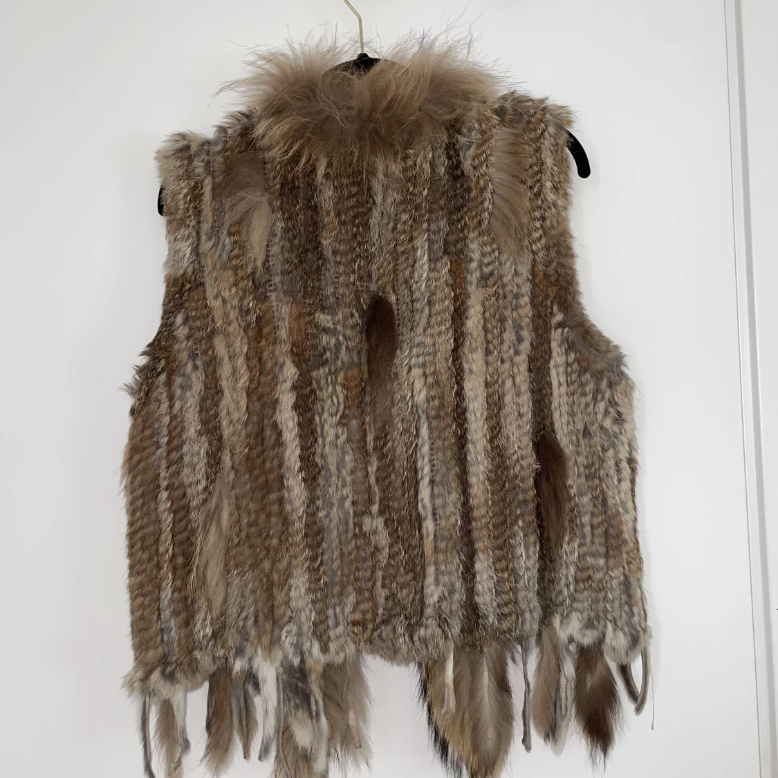 Äkta pälsväst  - 90