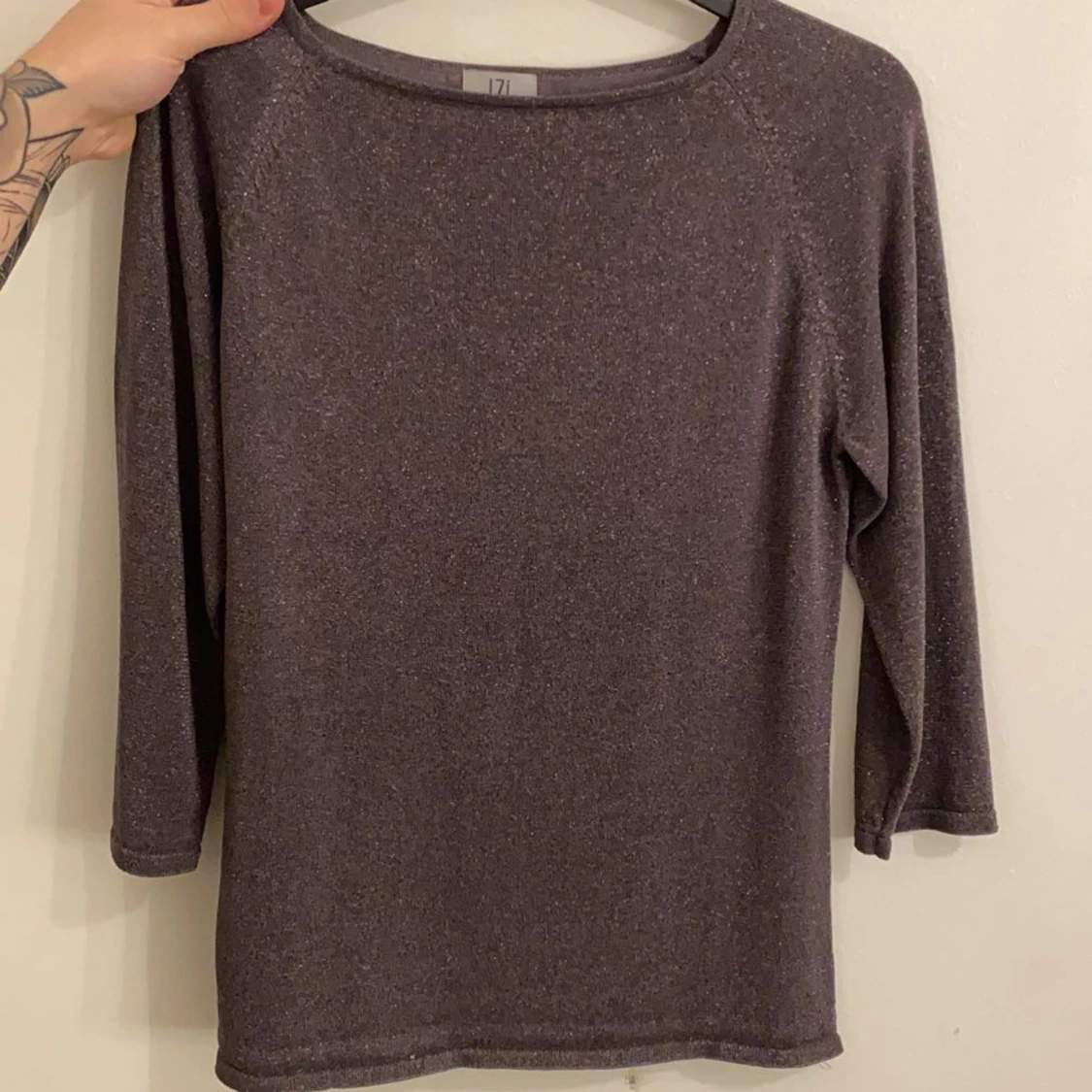 Skit snygg glittrig topp