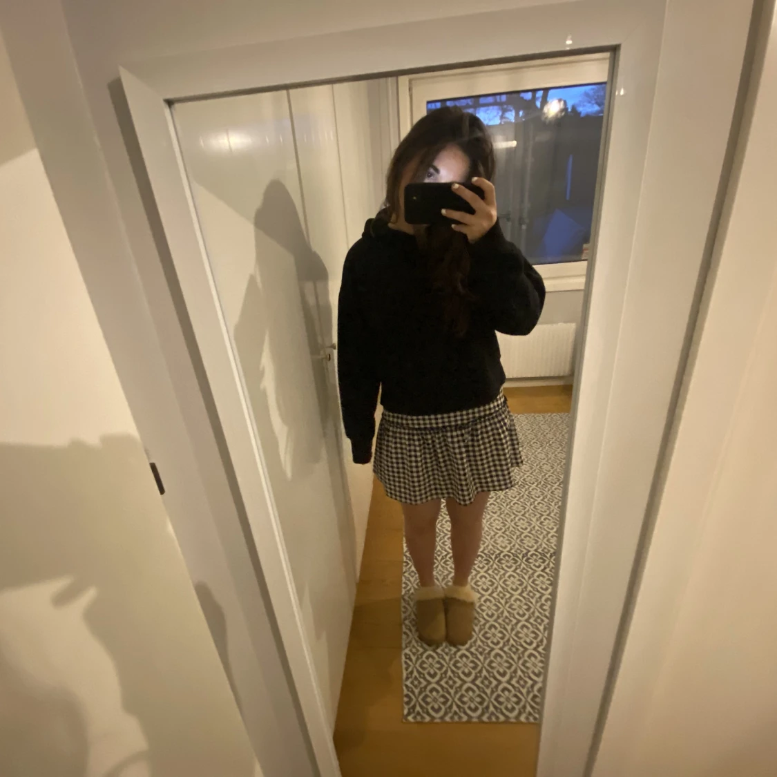 rutig klänning - 90