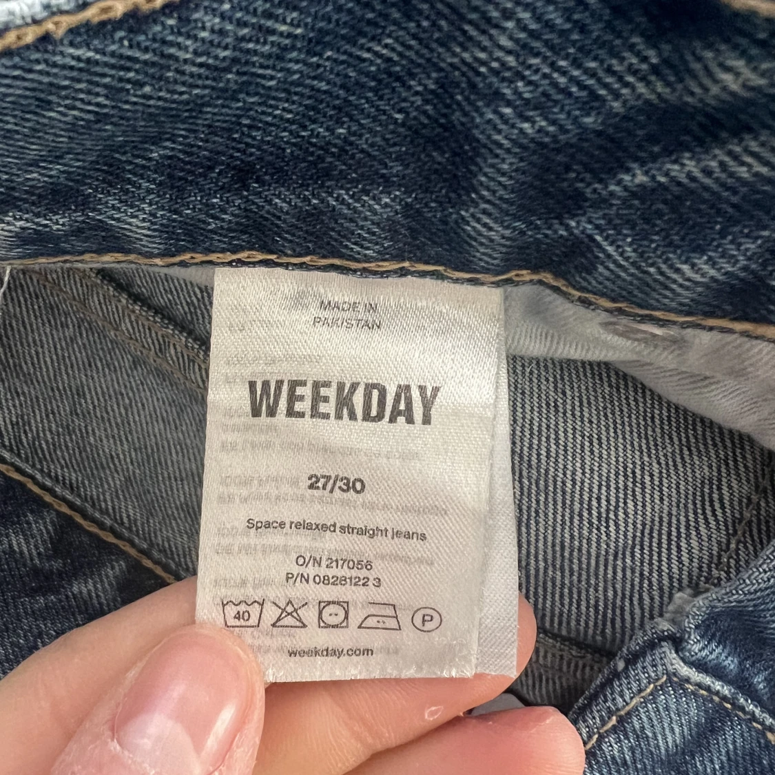 Weekday space blå jeans - 90