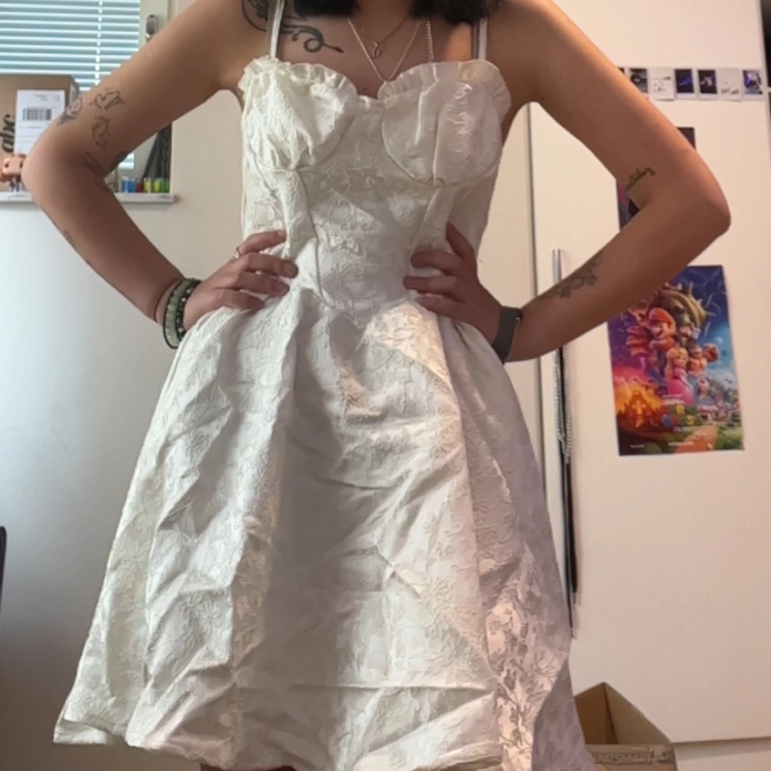 Vit klänning - 91