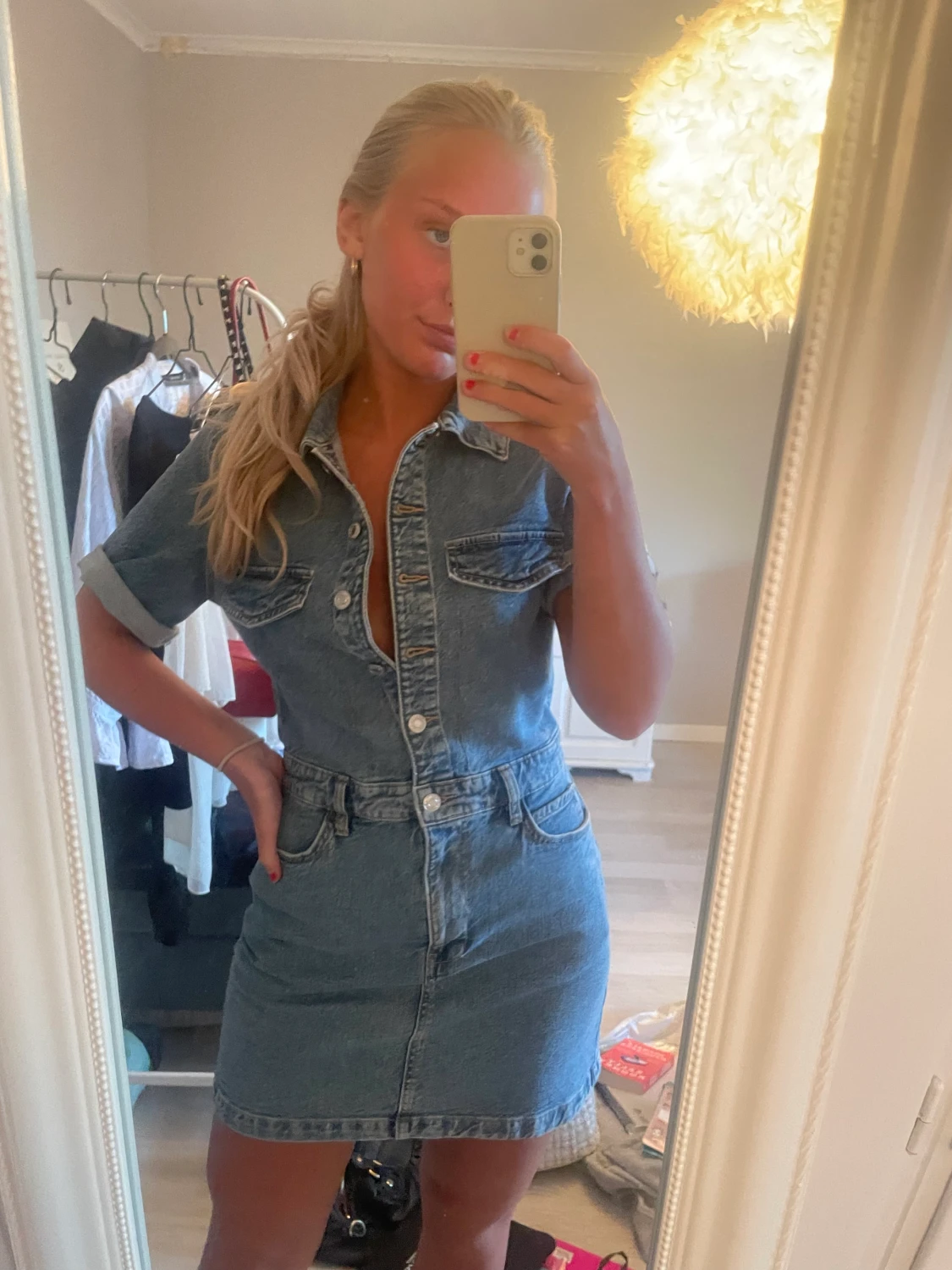 Jeansklänning från Mango