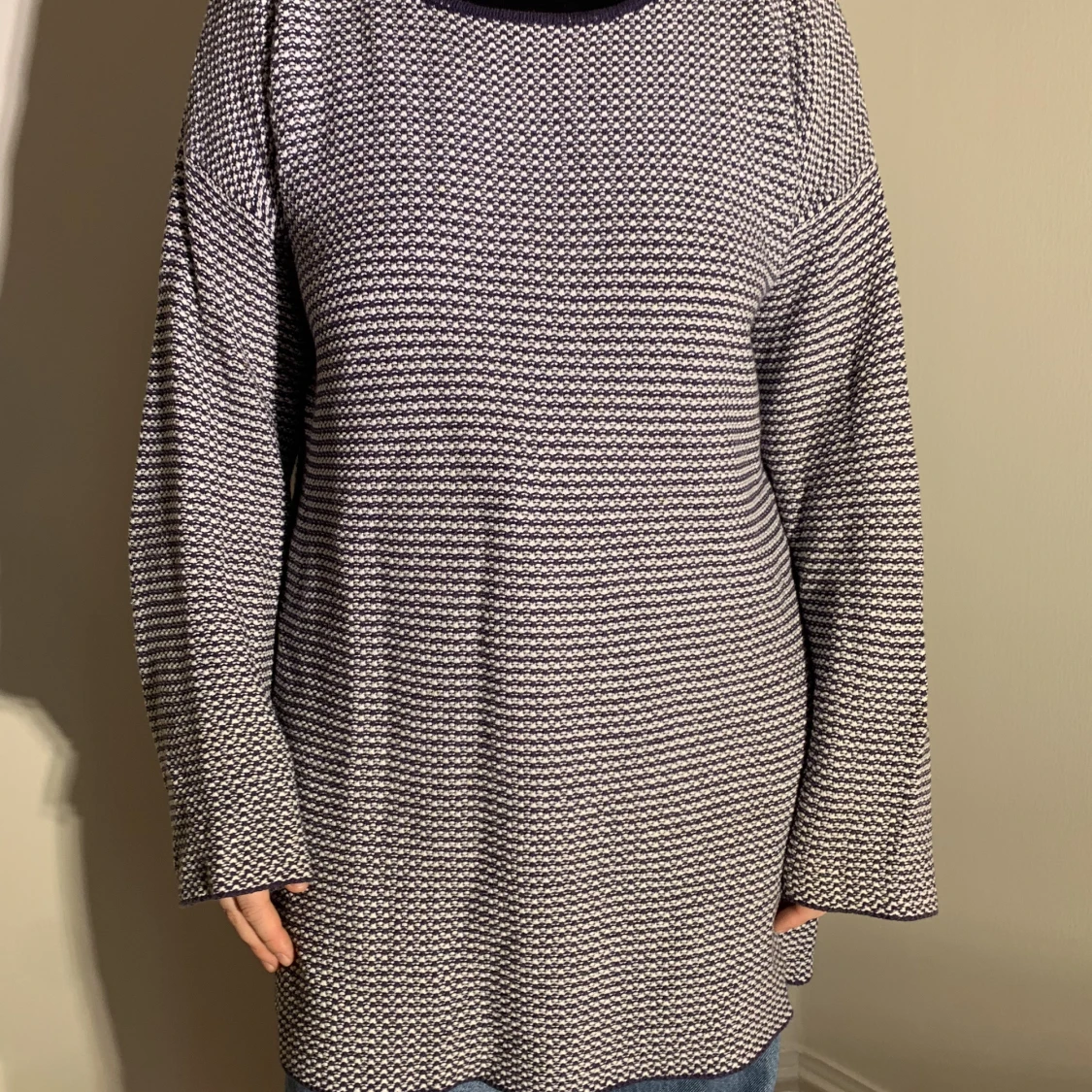 Snygg oversized stickad tröja från monki!  - 91