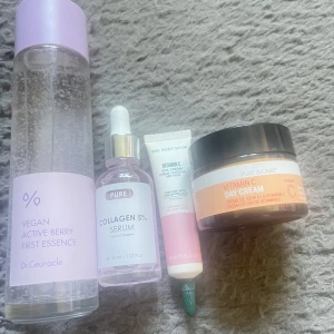 Hudvårdskit  - Serumet är använt cirka en gång annars är allt oanvänt  